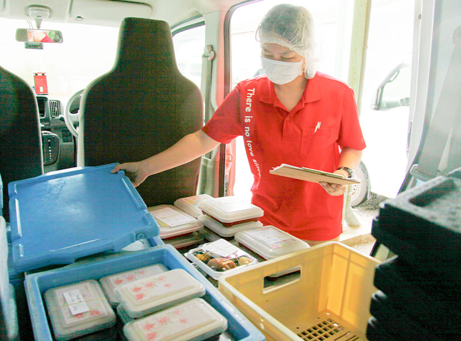 直前の食数の変更にも対応！急な要望にも迅速に駆けつけ